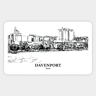 Davenport - Iowa Magnet